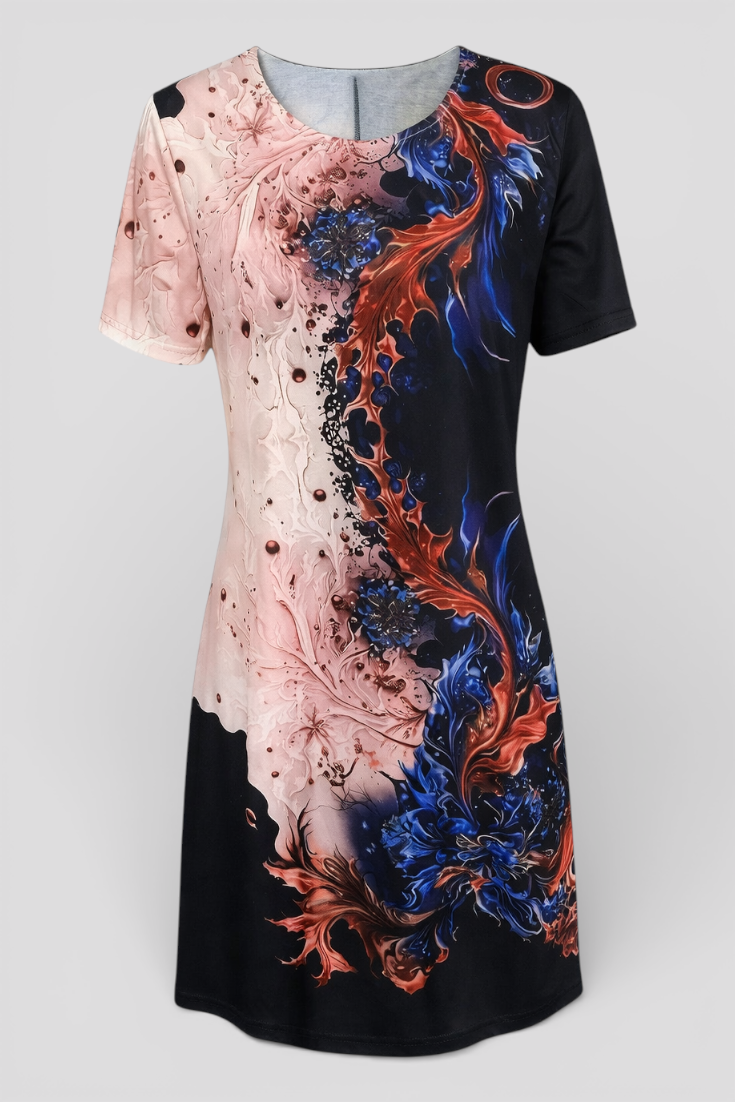 Cosmina | Damer A-Line Sommerkjole i Let Stof