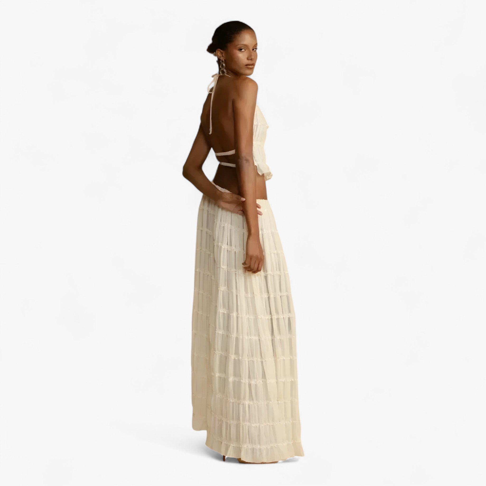 Freya - Sæt plisseret uden ryg - - women's fashion - {{ product_tags }
