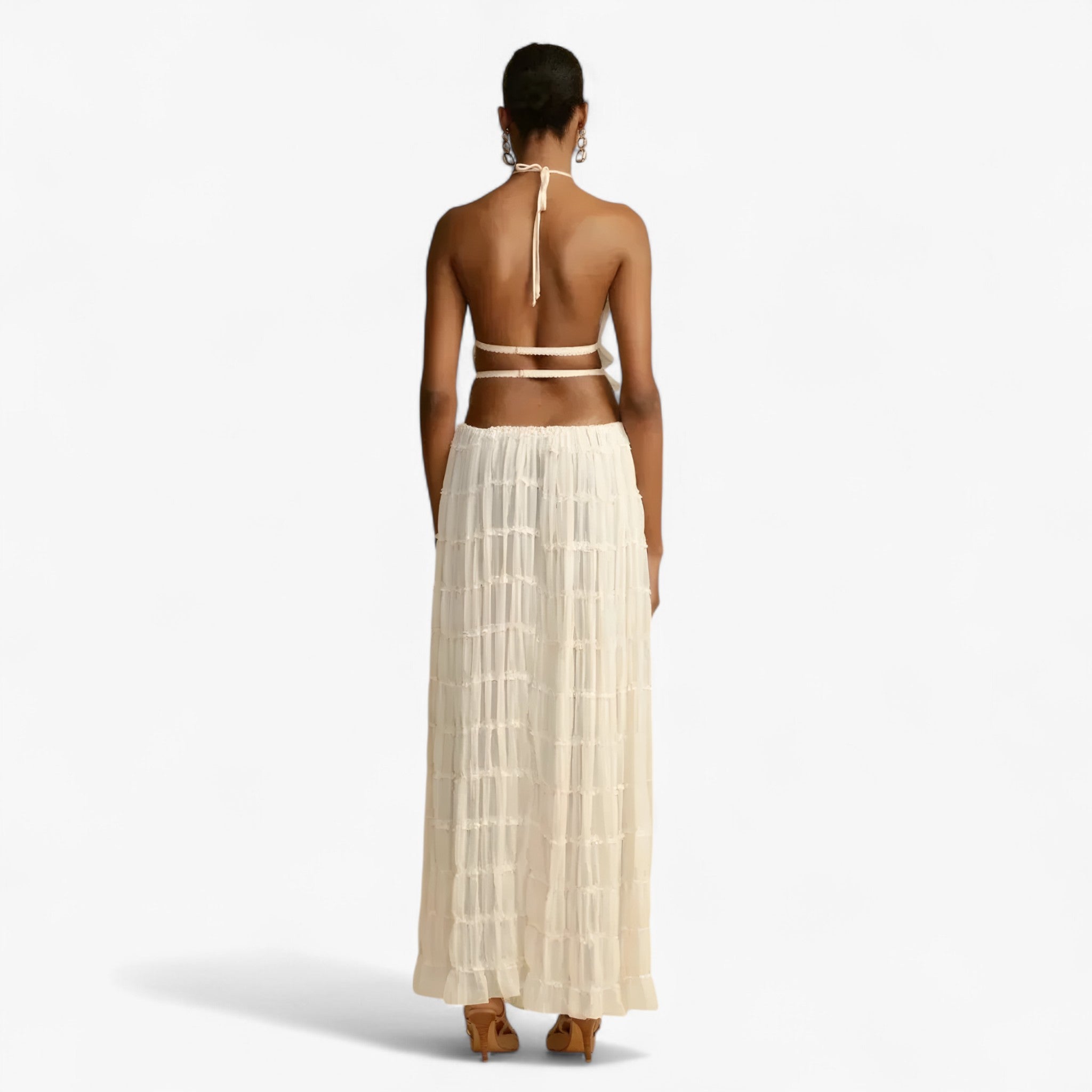 Freya - Sæt plisseret uden ryg - - women's fashion - {{ product_tags }