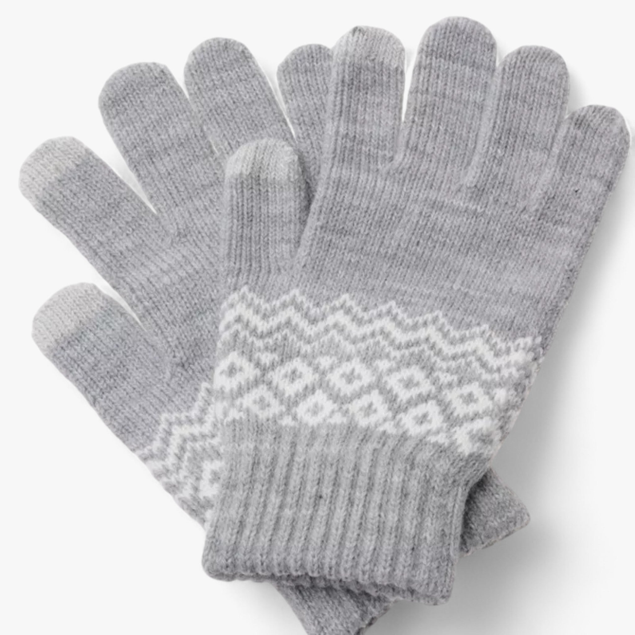 Casey | Plastikhandsker - Helfingersnit og grebsliste til vinteren - Style 2 grå En størrelse - winter - {{ product_tags }