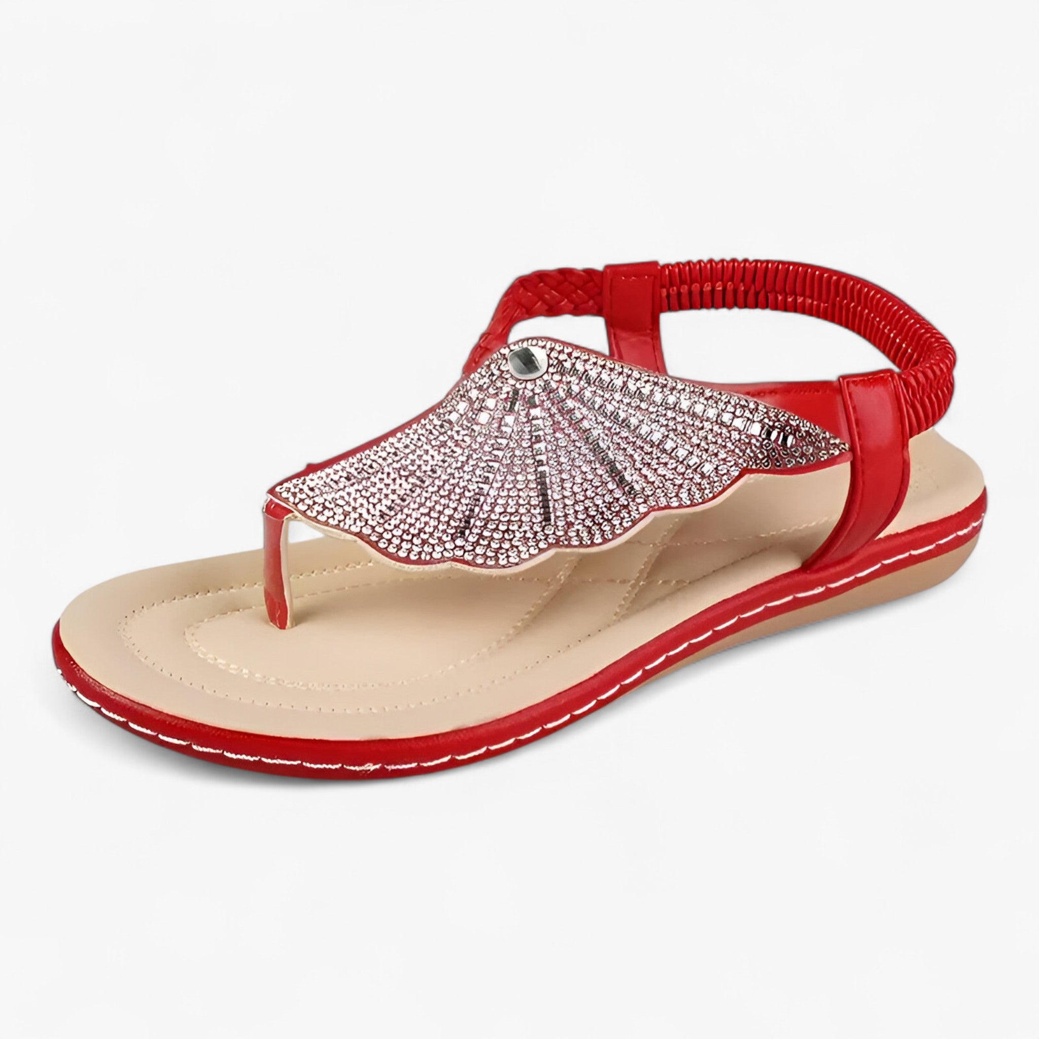 Lea| Boheme sandaler - Elegante og afslappede til sommeren - Rød - women's fashion - {{ product_tags }