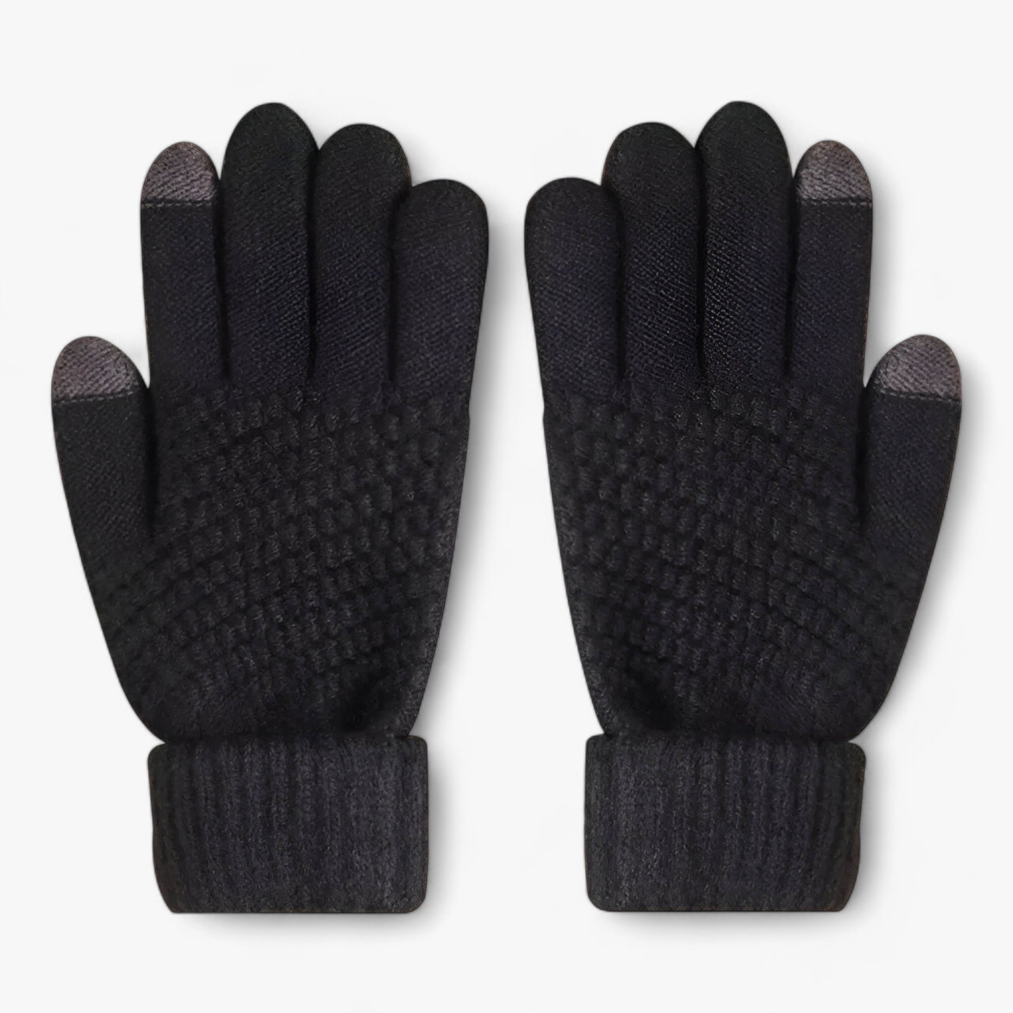 Casey | Plastikhandsker - Helfingersnit og grebsliste til vinteren - Style 3 sort En størrelse - winter - {{ product_tags }