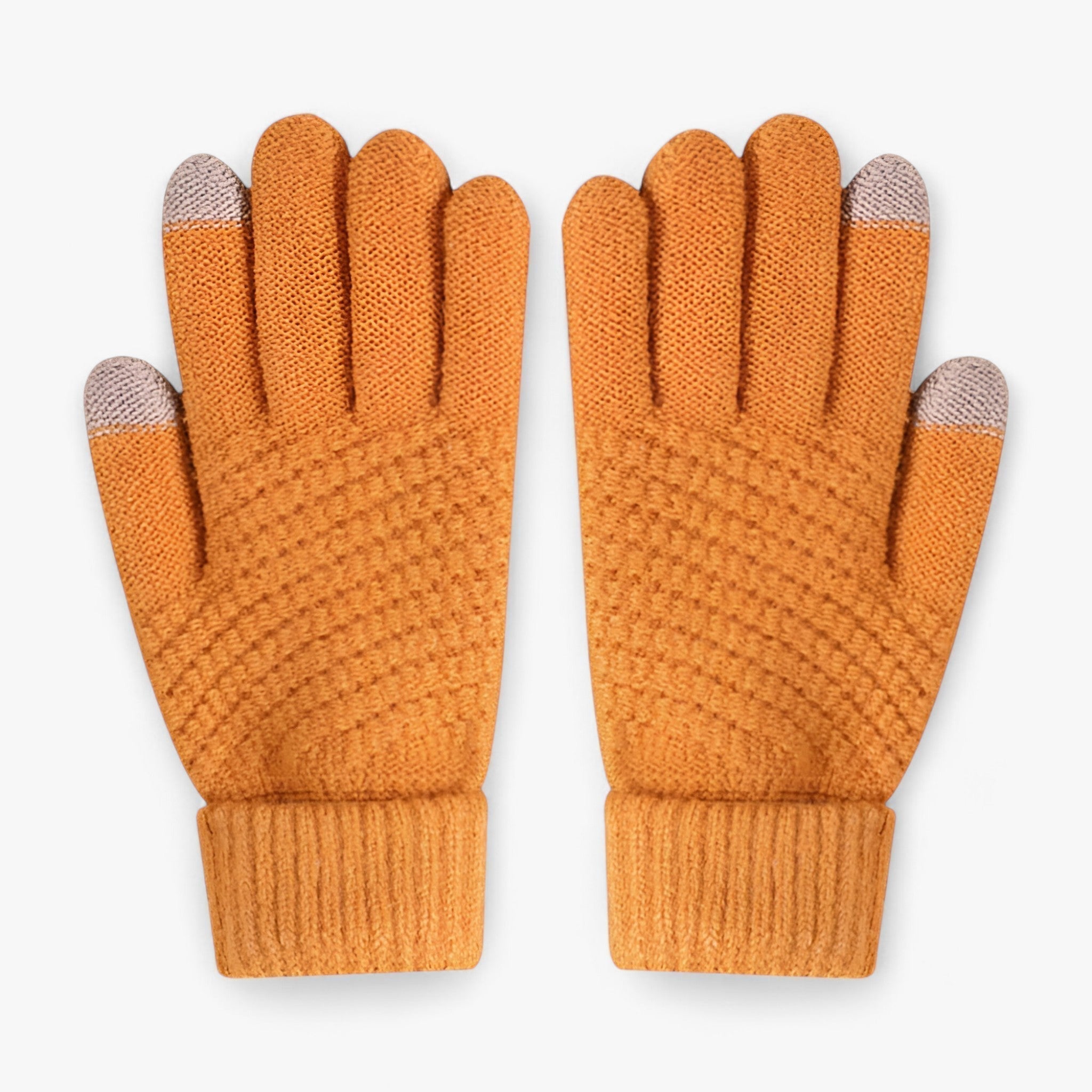 Casey | Plastikhandsker - Helfingersnit og grebsliste til vinteren - gul En størrelse - winter - {{ product_tags }