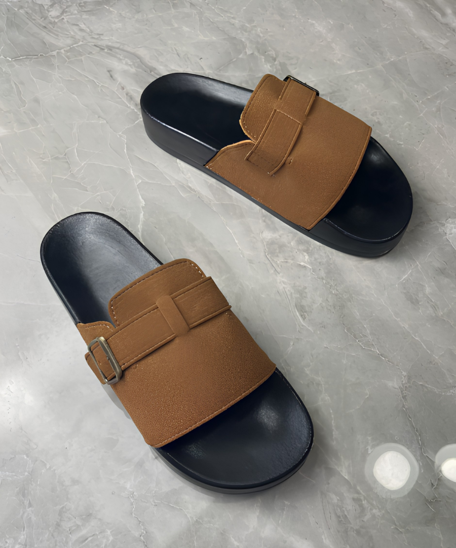 Slip-on herresandaler