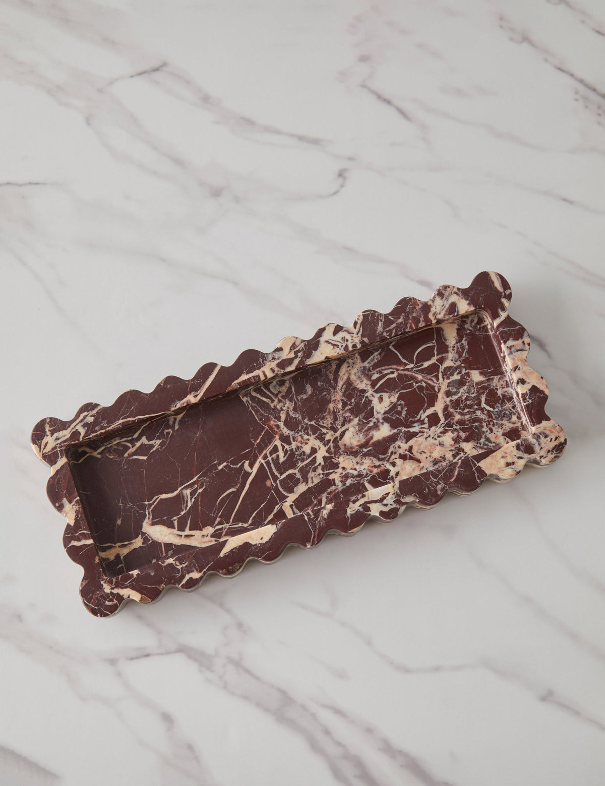 ScallopTray Marmor Dekorativ Bakke - - Decorative Trays - {{ product_tags }