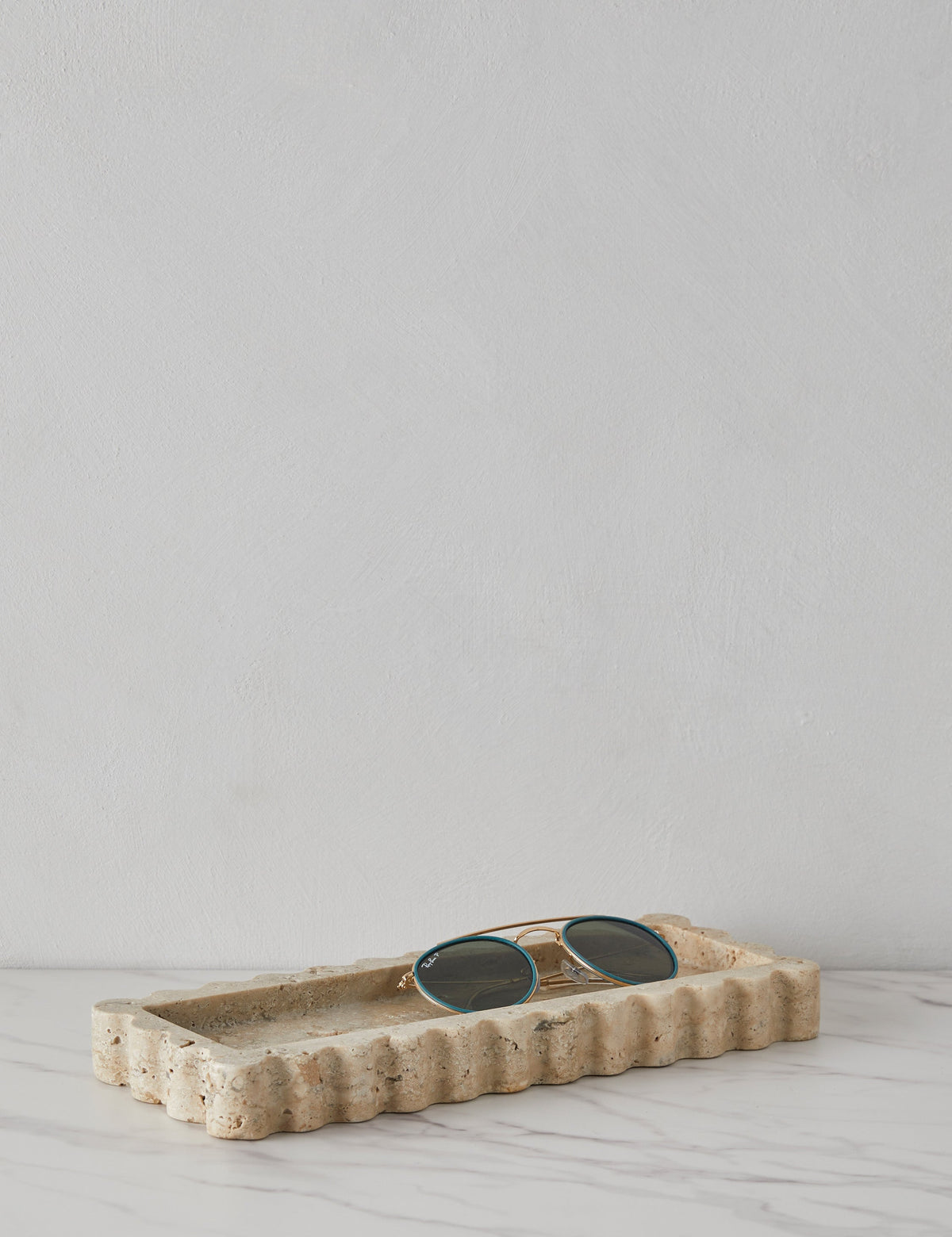 ScallopTray Marmor Dekorativ Bakke - - Decorative Trays - {{ product_tags }