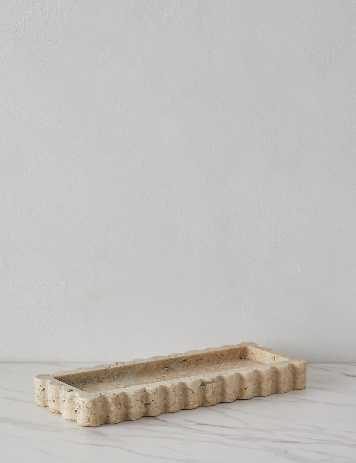 ScallopTray Marmor Dekorativ Bakke - - Decorative Trays - {{ product_tags }