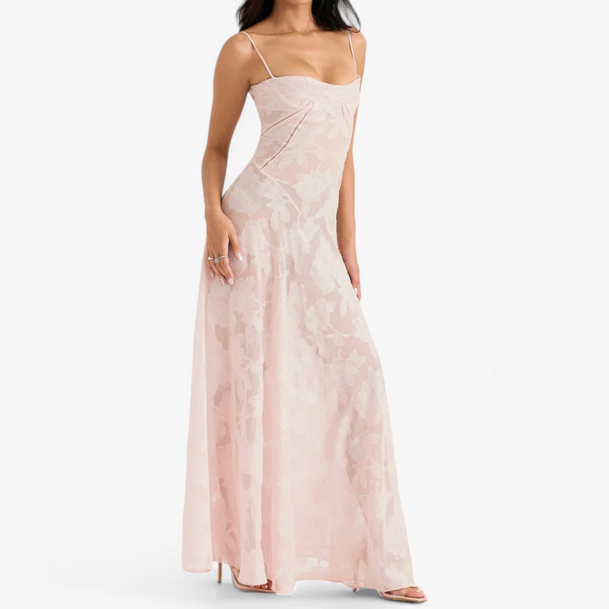 Ariel | Korsetstil Kjole - Fremhæver dine kurver uden anstrengelse - Rosa - women's fashion - {{ product_tags }