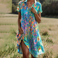 Boho sommerkjole til kvinder - let og farverig stil