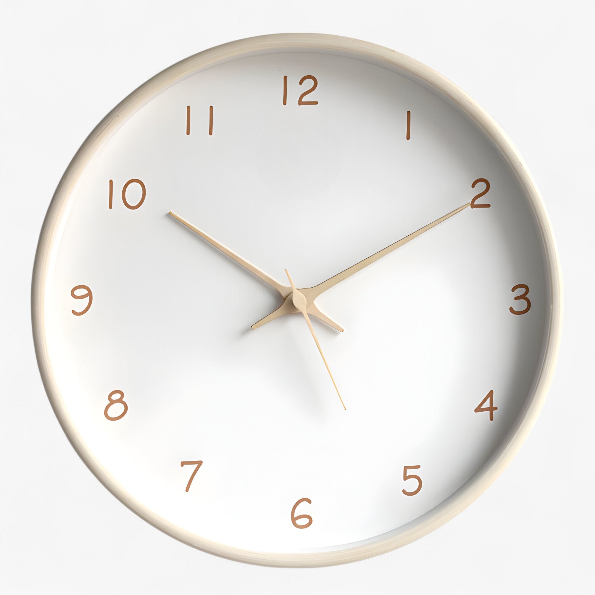 Charlie | Vægur i massivt træ - Creme - house & garden - {{ product_tags }