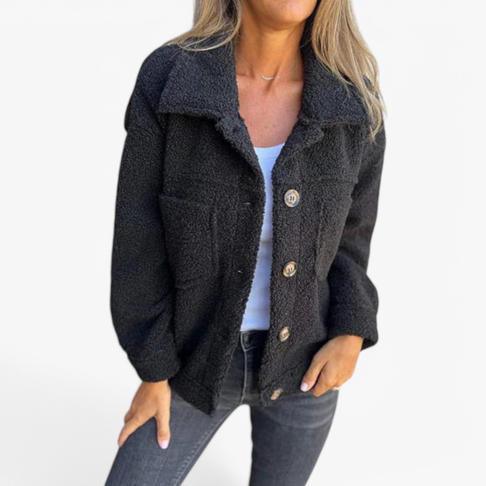 Jasmine | Stilig Kort Uldjakke - - women's fashion - {{ product_tags }