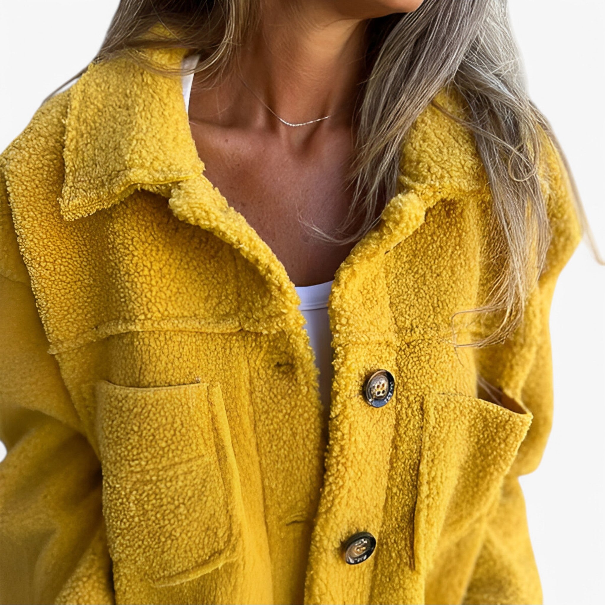 Aria | Uldjakke - hyggelig og elegant - - Aria | Uldjakke - hyggelig og elegant - €25 - {{ product_tags }