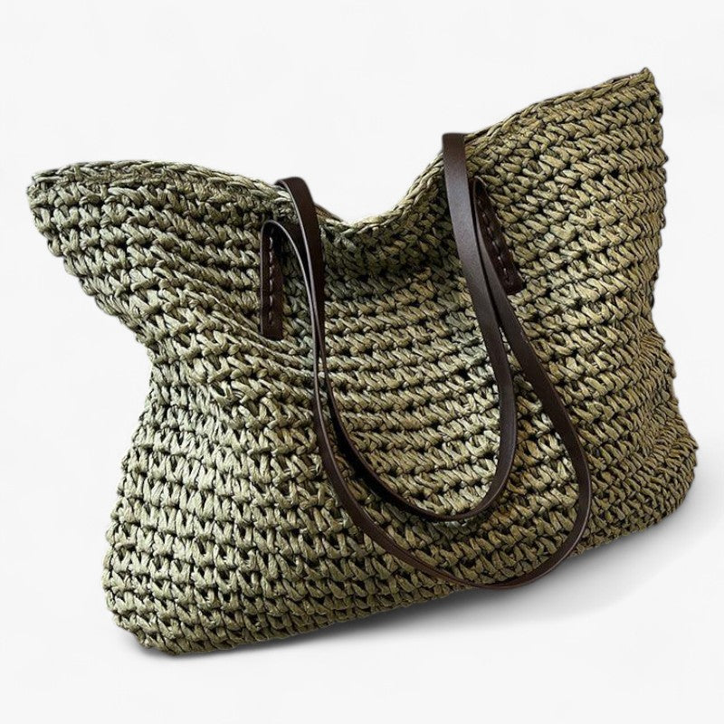 Straw Bag™ - Boheme sommer håndlavet strandtaske - Grøn (7 stk tilgængelig) - bags - {{ product_tags }