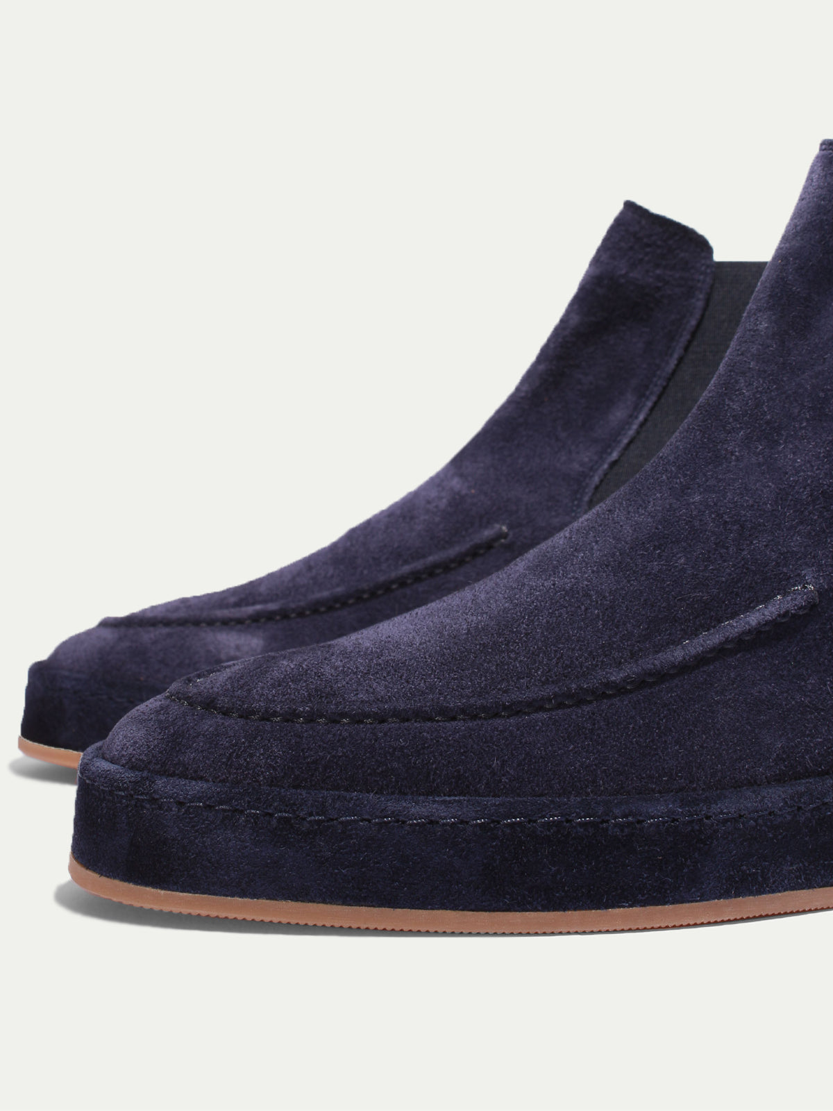 Herre Ruskind Chelsea Boot - Ruskindssaale med Elastisk Sidestykke