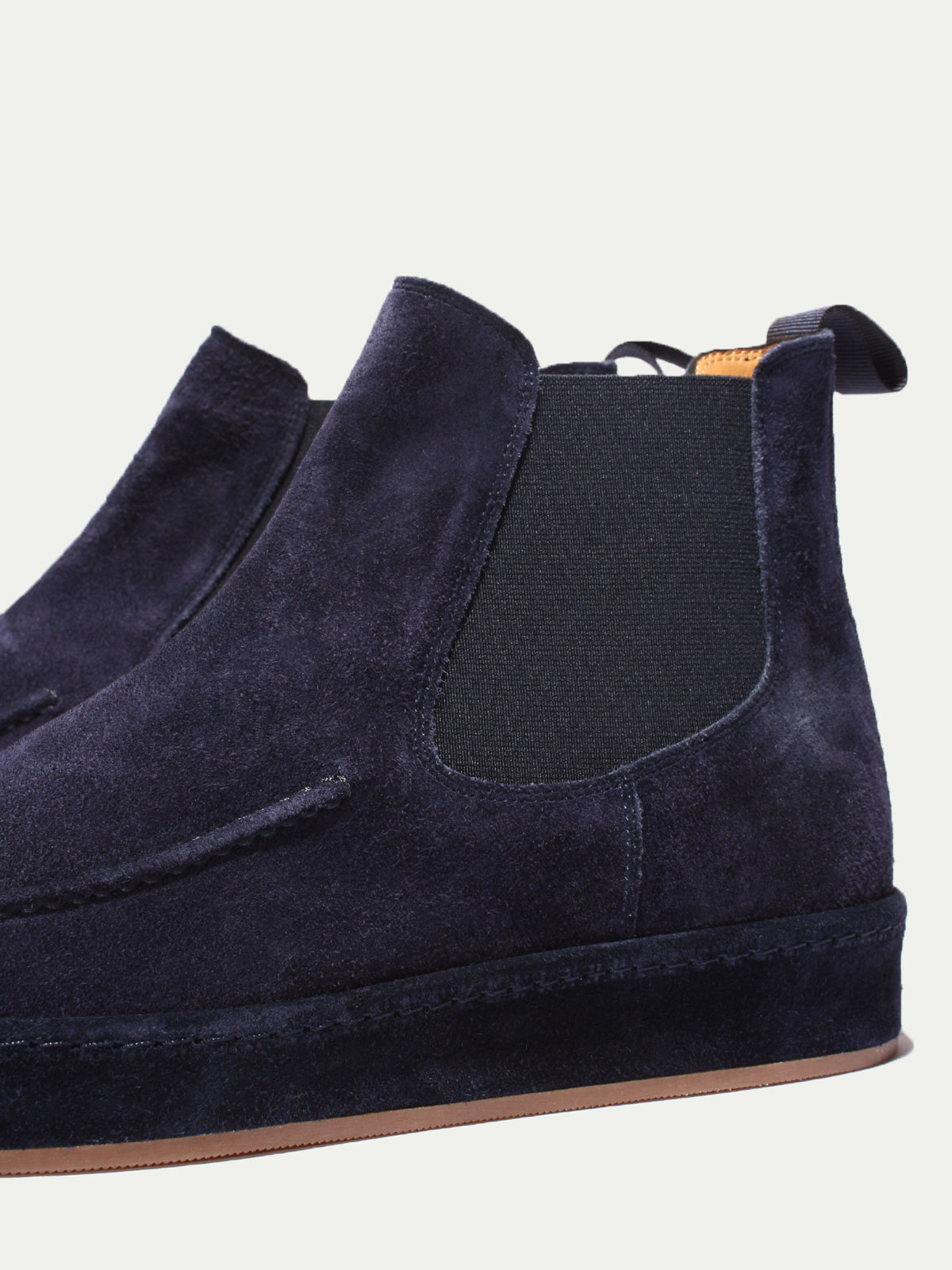 Herre Ruskind Chelsea Boot - Ruskindssaale med Elastisk Sidestykke