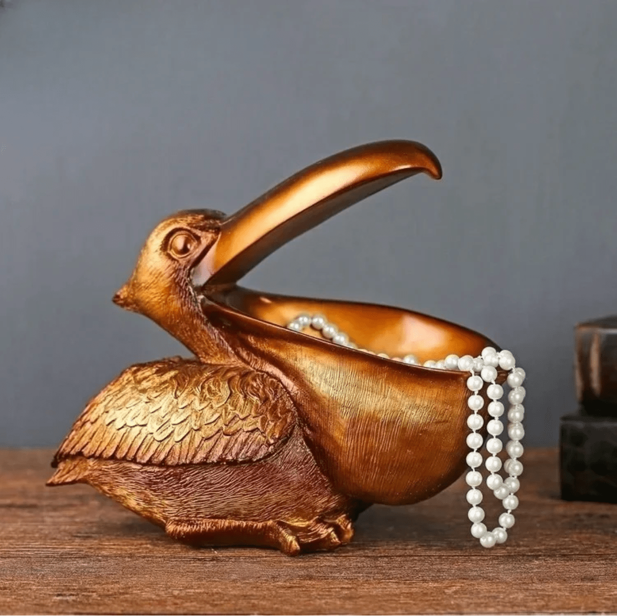 Pelikan-dekorationen™ | En ægte attraktion! - Bronze - house & garden - {{ product_tags }