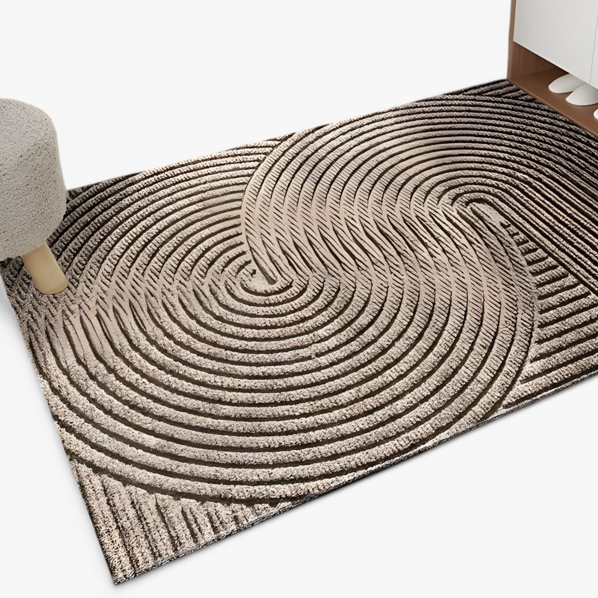 Anker - Moderne skridsikkert dørmåtte - Khaki - house & garden - {{ product_tags }