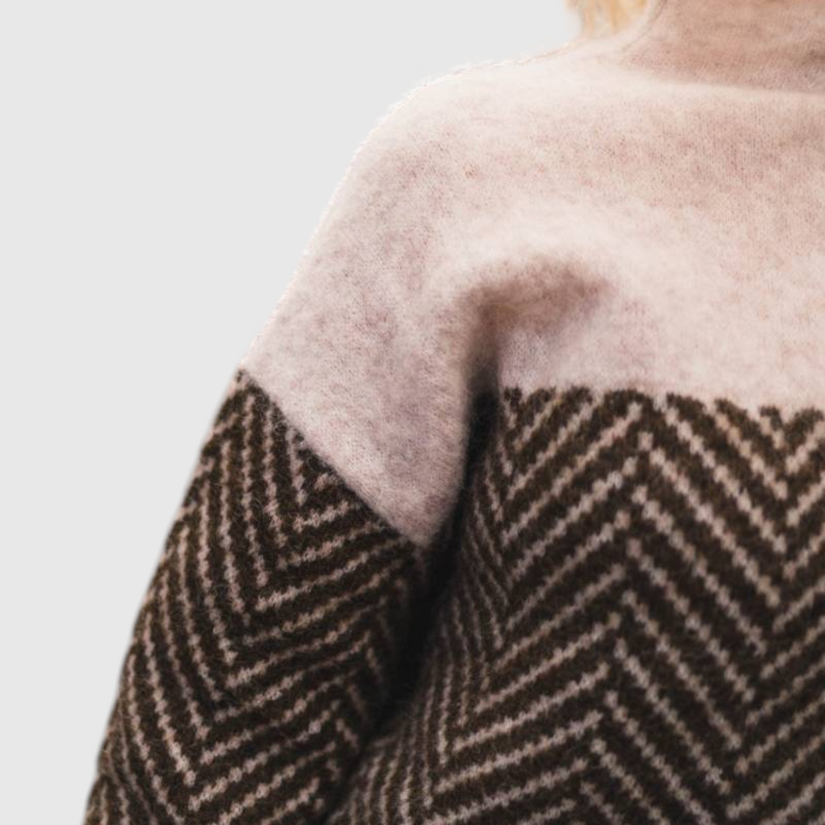 Dame Cashmere Turtleneck Sweater - Blød Strikpullover