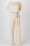 Wolff | Elegant dames jumpsuit med taljegjord og flydende ærmer