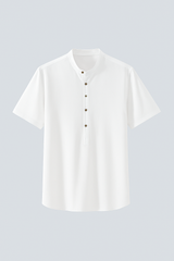 Mason | Lightweight linen shirt for men with short sleeves