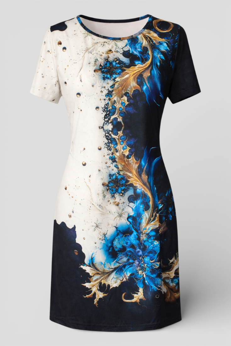 Cosmina | Damer A-Line Sommerkjole i Let Stof