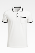 Rue | Elegantní pánské polo tričko s kontrastními detaily