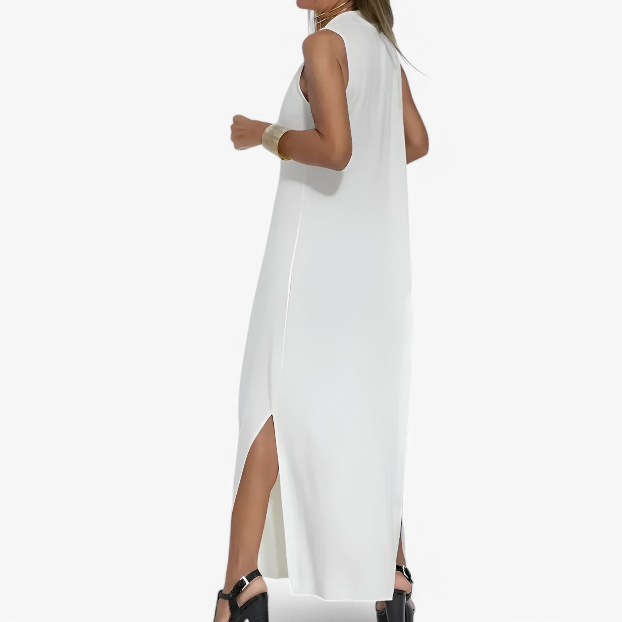 Helen | Lang kjole med gratis cardigan - Chic og komfortabel - - women's fashion - {{ product_tags }