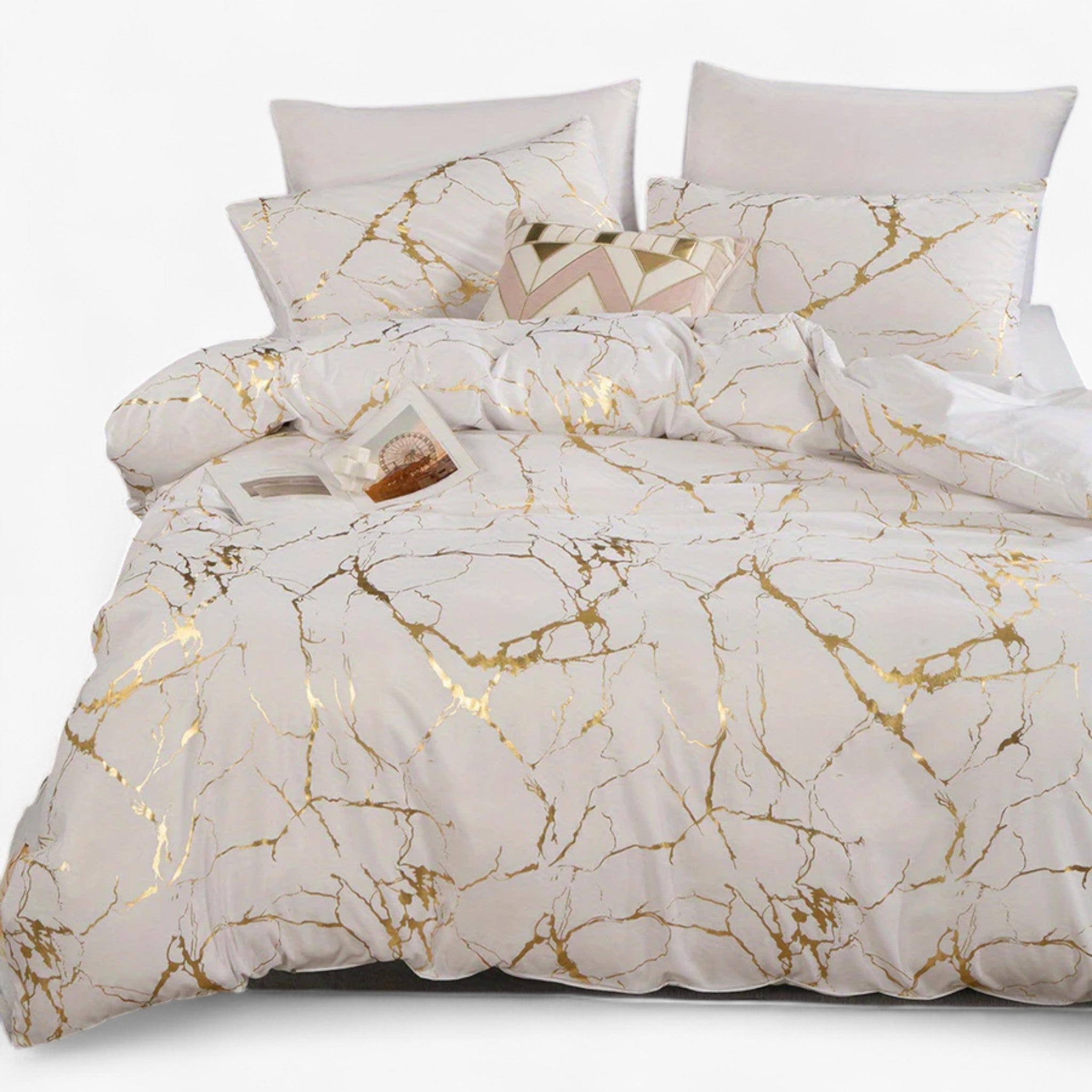 DreamScape™ | Sæt af luksus satinsengetøj - - house & garden - {{ product_tags }