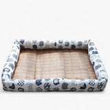 Summer cooling ice mat for pets - multicolored square cooling