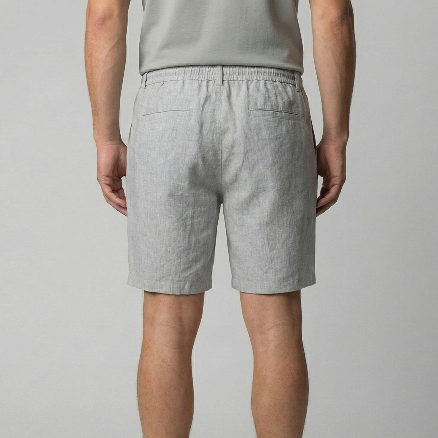 Herreshorts korte til sommer, afslappet pasform, åndbar