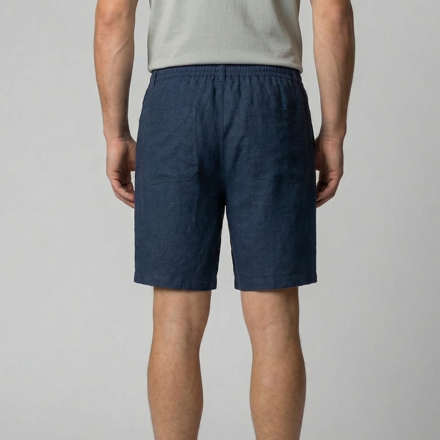 Herreshorts korte til sommer, afslappet pasform, åndbar